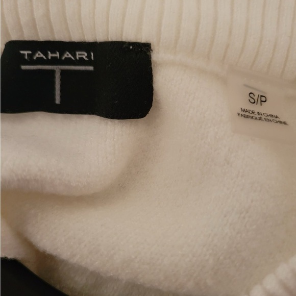 T Tahari polka dot sweater - Picture 2 of 2